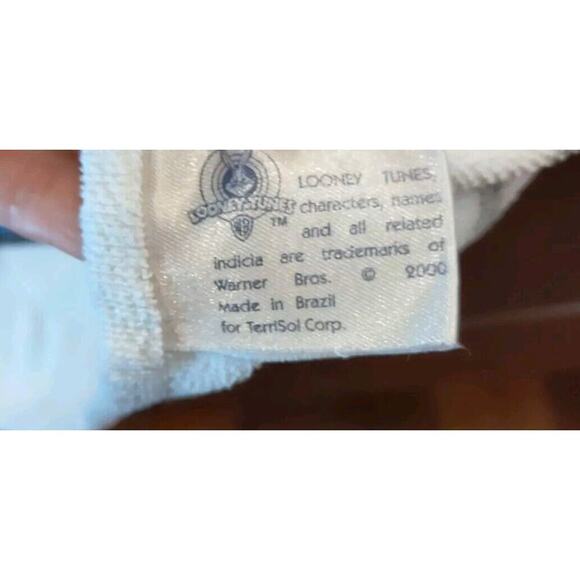 Vintage 2000 Looney Tunes Tweety Sylvester Daffy Duck Bugs Bunny Beach Towel - Picture 11 of 13